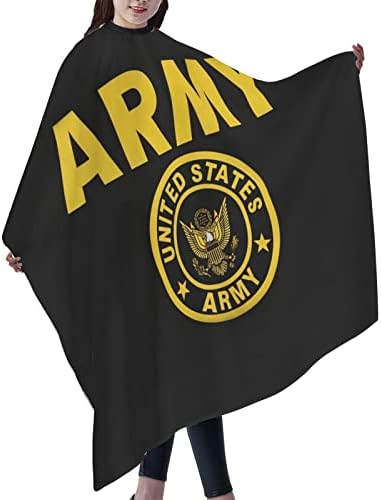Знаме На Американската Армија Унисекс Салон За Сечење Коса Наметка Крпа Бербер Фризерска Обвивка Фризура Престилка Крпа За Стилизирање