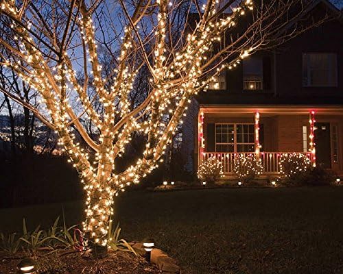 Одморска суштина 60 LED мини Божиќни светла, кул бело - професионално одделение за употреба на затворено и надворешна употреба - енергетски