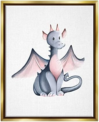 Tuphell Industries Whimsical Dragon Shating Fantasy Creature Wings сликарство, дизајн од студио Q
