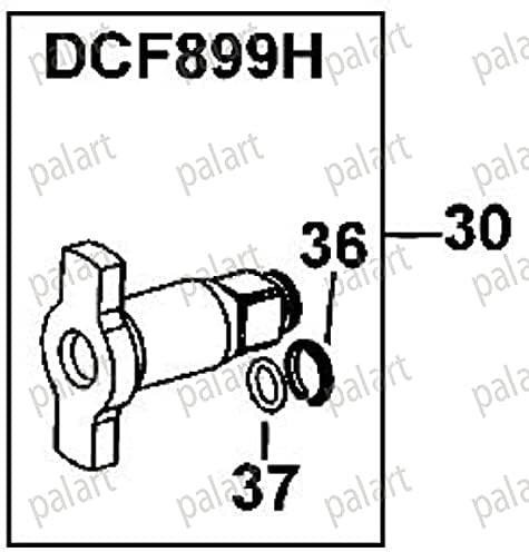 Hog Ring N415875 Замена се вклопува 1/2 Dewalt Black & Decker Impact Crench Anvil Anvil склопување DCF899HB тип 1-3, DCF899HP тип 1-3.