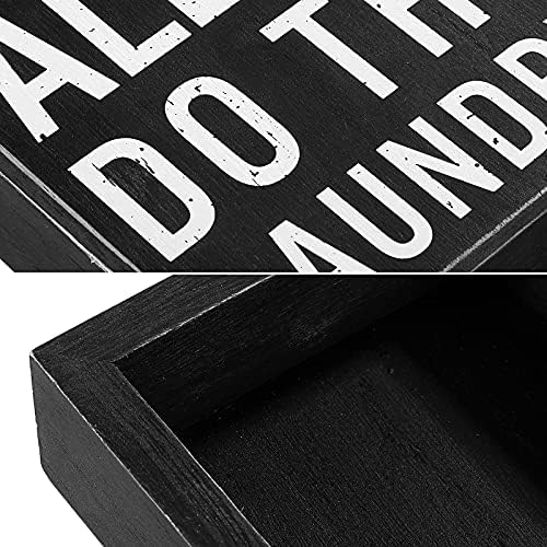 Класичен кутија знак дрвена кутија знак црна бела кутија знак Декоративни букви дрвена кутија плакета за полица дневна соба
