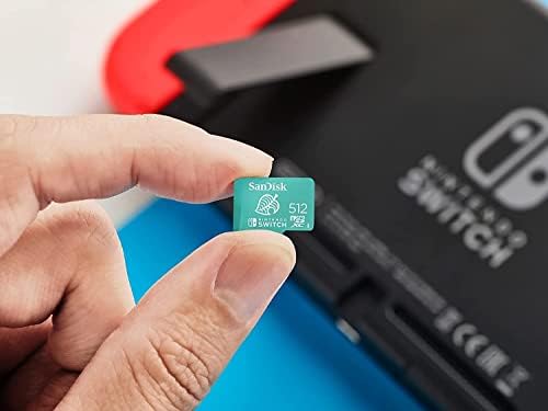 Sandisk - Carte Mémoire microsdxc UHS -I 512 Go Edition Animal Crossing Leaf Sour Nintendo Switch, Switch Lite ET Switch