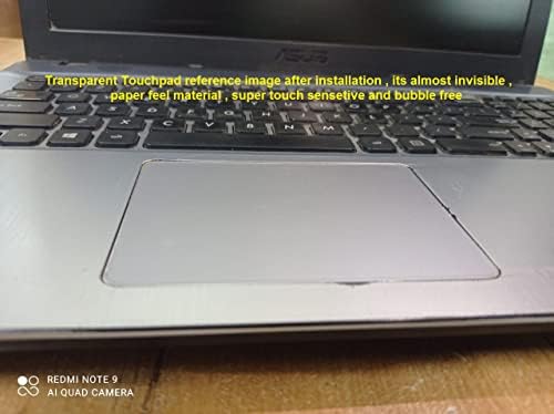 Екомахоличари Лаптоп Заштитник На Подлогата За Допир За Asus Chromebook Vibe C55 Флип Игри 15,6 Инчен Лаптоп, Транспарентен Заштитник