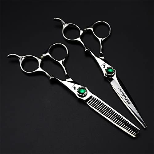6,0 инчни ножици за сечење на косата, високо одделение за слабеење ножици за сечење на косата, професионални алатки за комплети