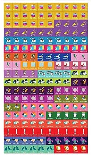 2023 квадратен календар на wallидови, Бали, 16-месечна тема за колекција на пасоши со 180 налепници за потсетување