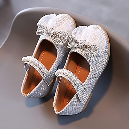 Деца рамни потпетици принцези чевли Детска сандали удобни меки стапала кожа чевли бебе девојки танцуваат бебешки момче чевли