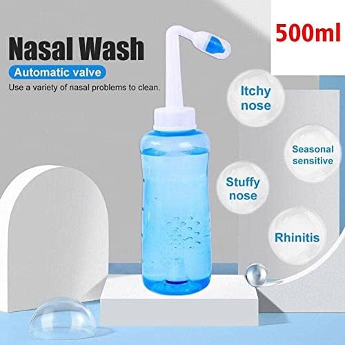 Ruifaya 500ml чистач на нос шише нос систем за миење садови тенџере синус плакнење чисти го навлажнува заштитник V8U1 и алергии