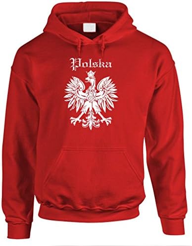 Полска орел - Полска гордост на знамето на Полска - качулка од пуловер