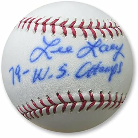 Ли Лејси Потпиша Автографски Млб Бејзбол Пирати 789 Шампиони НА ВС со Бејзбол Со Автограм
