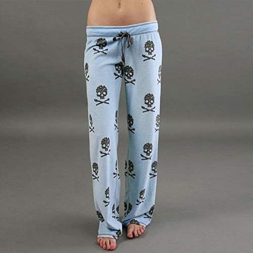 Женски карирани панталони за пижама еластична половината биволска карирана салон за пижама дното плус големина на влечење