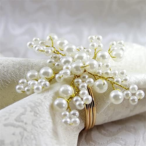 Xjjzs крпа прстен дома украс за трпезариска масичка за прстенест салфетка крпа 12 парчиња