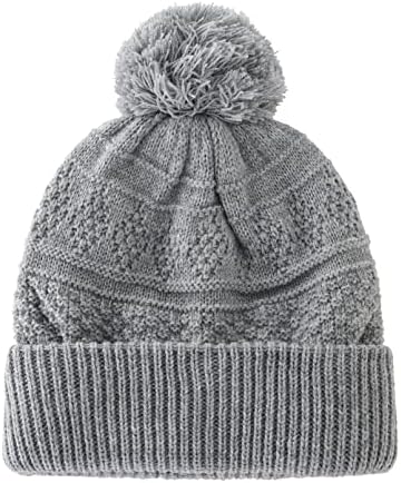 Дома претпочитаат женски зимски капачиња со плетено плетено капаче за девојче плетена капа со пом