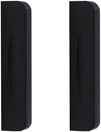 Tighal 4 парчиња црна четкана кабинет се справува со 2,5 центри за дупки Алуминиумски легури цврсти рачки за фиоки за ракување со