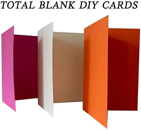 Renxing Homemade DIY Комплети за честитки за DIY, 18 празни картички, 18 шарени коверти со стотици додатоци за декорација за