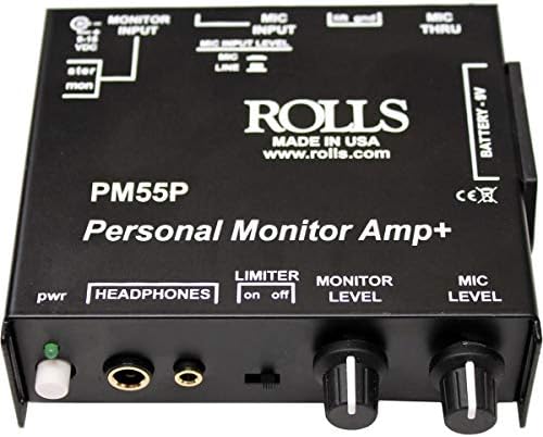 Rolls PM55P личен монитор засилувач за батерии