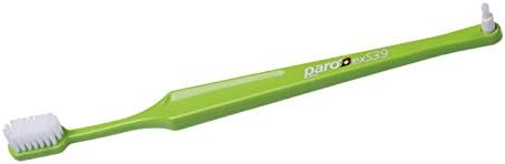 PARO EXS39 Екстра чувствителна четка за заби со четка за меѓусебни простори f | Двојни карактеристики | Ултра меки влакна | Унисекс