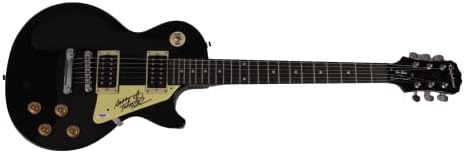 Сузан Тедеши потпиша автограм со целосна големина Гибсон епифон Лес Пол Електрична гитара многу ретка w/ psa автентикација - бенд