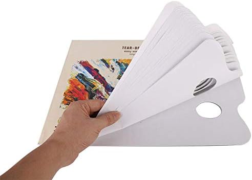 За еднократна употреба А3 солза хартија палета уметничка уметничка боја за појавување хартија палета подлога за хартија за акварелно