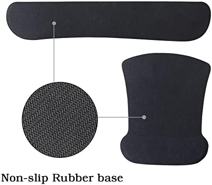 Tizhong глувчето подлога за одмор тастатура за тастатура за тастатура за тастатура за тастатура и подлога за одмор на зглобот на зглобот