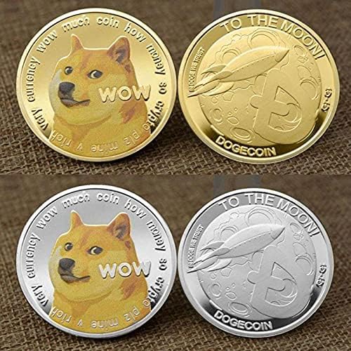 Реплика комеморативна монета злато-позлатена комеморативна делови слатки кучиња колекција сувенири подароци креативни делови БТК