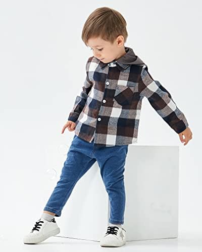 Детето бебе момче облека карирана кошула бебе кратка ракав копче надолу кошула врвна летна облека облека за момчиња деца