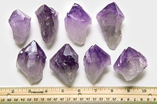 Материјали за хипнотички скапоцени камења: 20 парчиња АА одделение аметистични точки - SM/Med - 1 до 2 секој - убави материјали за најголемиот