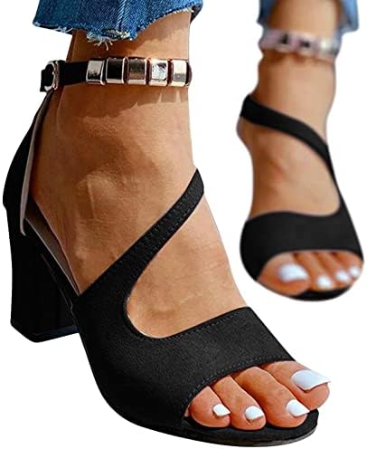 Женски сандали обични летни клинови сандали папучи плажа Сандали за одење на жени чизми чизми на глуждот на потпетици