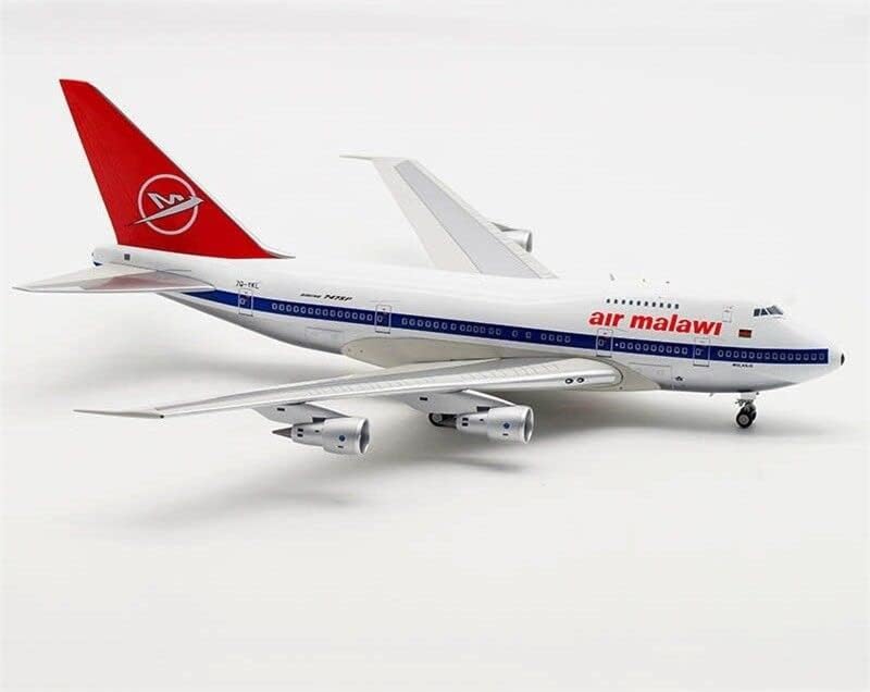 Inflate 200 Air Malawi за Boeing 747SP 7Q-YKL полирано со Stand Limited Edition 1/200 Diecast Aircraft Prefuigled Model