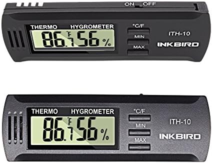 Инкбирд Хигрометар Термометар Дц 3в Влез Дигитална Температура Мерач На Влажност Мерач °F °C Монитор Внатрешен ИТ10 Навлажнувач На Пури