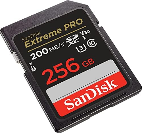 Sandisk 256gb Екстремни Про SDXC UHS-I Мемориска Картичка Работи Со Canon Mirrorless Камера EOS R6 Ii Класа 10 U3 Пакет со 1 Сѐ, Но Stromboli 3.0 Микро &засилувач; Sd Картичка Читач