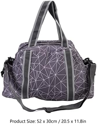 Horoper Yoga Mat Bag, голем капацитет 600D Оксфорд крпа јога носач торба со патенти странични џебови за канцелариски јога пилатес патувања