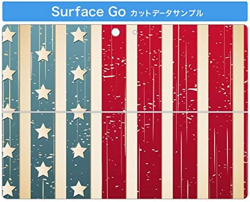 Декларална покривка на igsticker за Microsoft Surface Go/Go 2 Ултра тенки заштитни налепници за тело на налепници 002401 Национално знаме на
