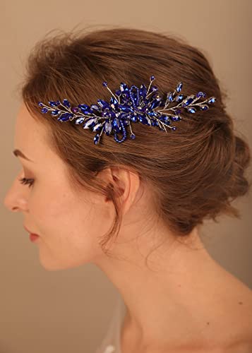 Деферија жени шарен чешел за коса свадба невестински кристален клип деверуша фустан за коса Rhinestone парче Prom Prespeciation Accessorie за