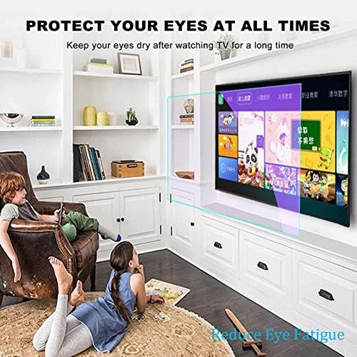 Lxcisy анти-зрачење на мат ТВ-заштитник на екранот Анти-сјај ЛЦД-екранот за заштита на екранот, анти-сина светлина/анти-гребење/филм