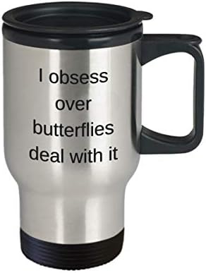 Пеперутки Патување Кригла Смешни Саркастични Новина Опсесија Лепидоптерологија Кафе Чај Чаша Подарок Идеја