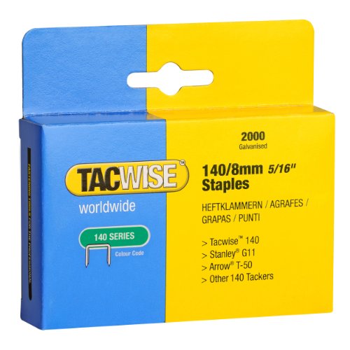 Tacwise 140 5/16-инчен галванизирани главни делови за рачни макери/трепети од чекани, кутија од 2000 година