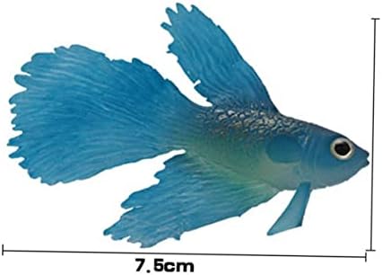 Bcoath океан декор растенија декор риба резервоар за риби резервоар пејзаж украс блескава бета вештачка риба лажна риба бета риба вештачка бета
