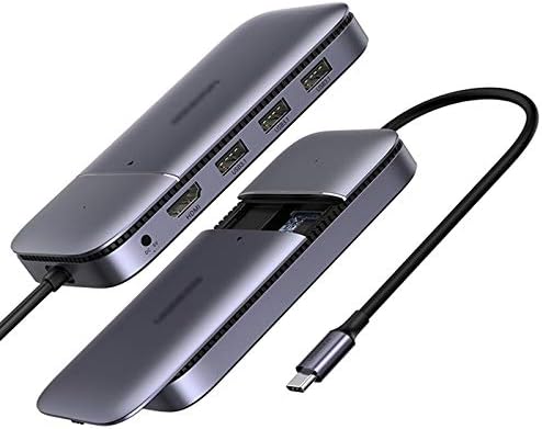 SBSNH USB C ЦЕНТАР USB Тип C 3.1 До M. 2 B-Клуч HDMI 4K 60Hz USB 3.1 10Gbps USB C HDMI ЦЕНТАР Сплитер