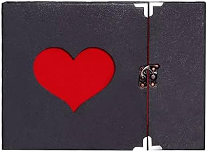 Renslat 10inch Вметнете самолепливи црни страници Флаер надвор од loveубовната меморија книга Фото гроздобер DIY STRAPBook Свадба албум