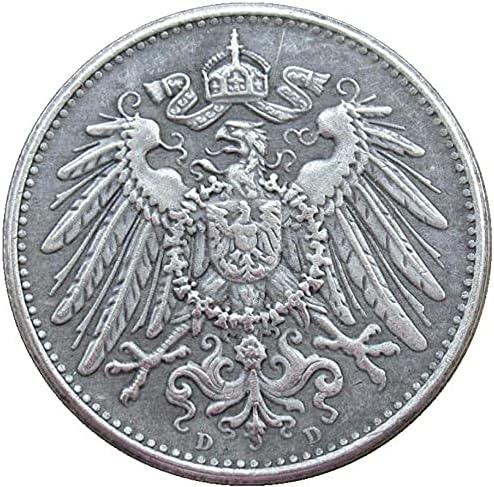 Германија 1 Марк 1907 АДЕФГ Стручна копија Сребрена паричка