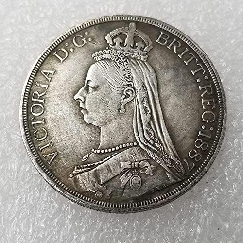 Антички занаети Британски 1887 година Меморијална монета Сувенир 164 Колета Комеморативна монета