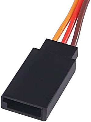 АЕДИКО 22PCS 3PIN серво продолжение кабел кабел машки до женски конектори за жица 5 типови за серво продолжение за контрола на далечинска