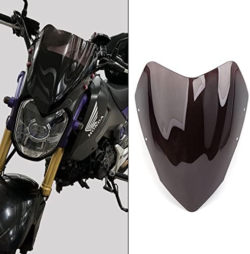 Моторцикл со моторцикл Мокуо, 17,2 x 16,5 со големи димензии на ветер со ветер, дефлектор за ветер, вклопуваат за Honda PCX150