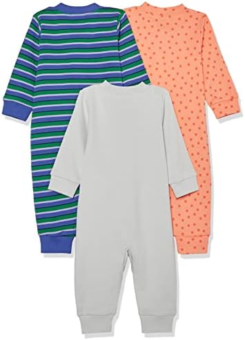 Essentials Unisex Toddlers и Babies 'Snug-Fit памучен памук пижами за спиење, мултипаки