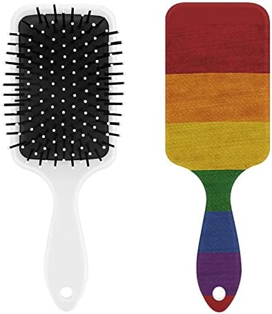 ЛГБТ гордо знаме за коса четка симпатична четка четка за перниче за перничиња за мажи за жени, подарок за коса