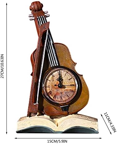 Скулптури со дворски двор Книга за декорација на виолина за декорација Дома украс Орнамент украсен украс
