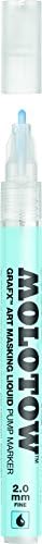 Molotow Grafx маскирачки маркер за пумпа за течности, 2мм, блистер картички, по 1, чиста