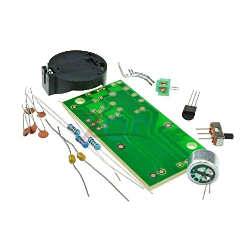 FM модулација на фреквенција на предавателот безжичен микрофон модул DIY комплети делови на табла Едноставен електронски производствен пакет