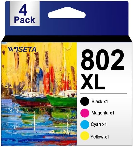 802xl Касети Со Мастило Повторно Произведена Замена За Касети Со Мастило Epson 802 XL Компатибилен Со Wf-4720 WF-4730 WF-4734