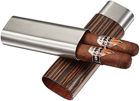 VisoL производи Ryland Ebony Wood & Steel Double Cigar Case